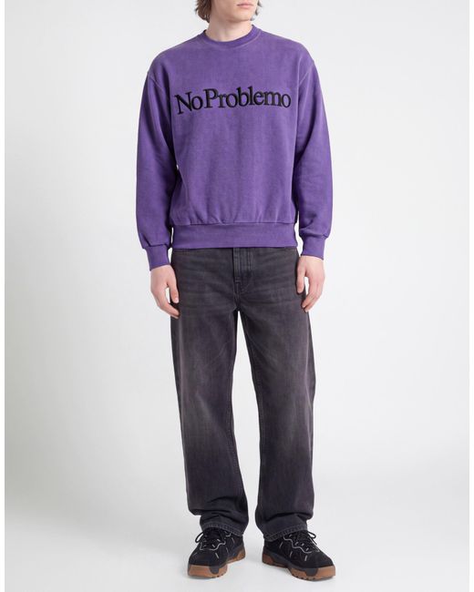 No Problemo Blue Sweatshirt for men