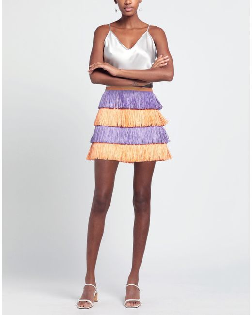Amotea Purple Mini Skirt