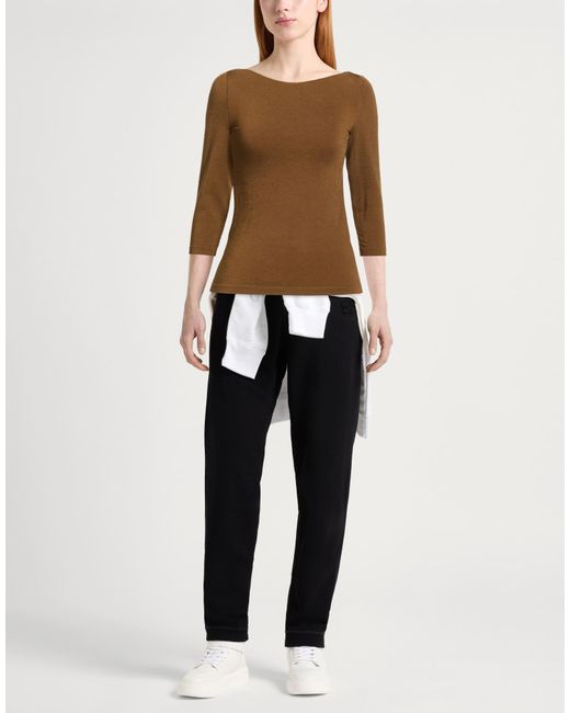 Wolford Brown T-Shirt Cotton, Polyamide, Elastane