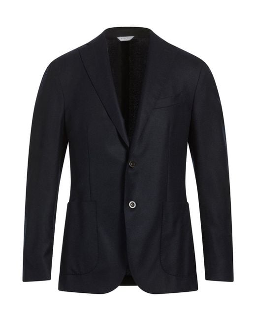 Boglioli Blue Blazer Virgin Wool for men
