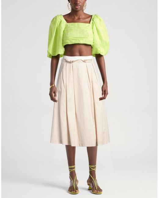 Peserico Natural Midi Skirt