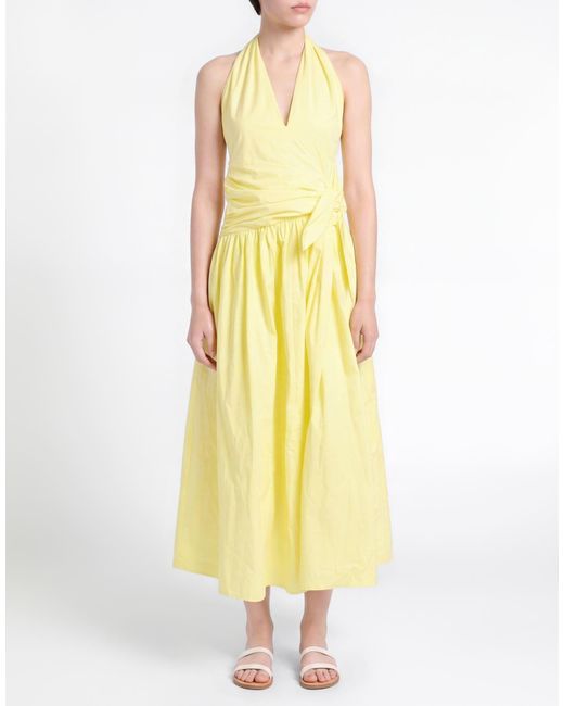 MSGM Yellow Maxi Dress