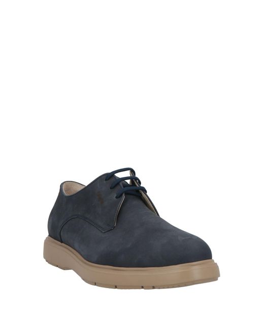 Callaghan Blue Midnight Lace-Up Shoes Leather for men