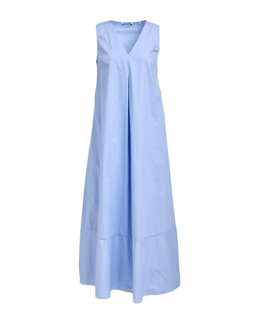 Caliban Blue Maxi Dress Cotton