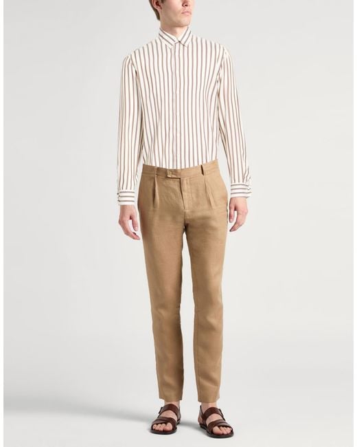 Lardini White Shirt Silk for men