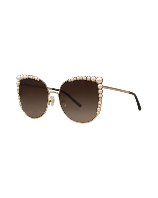 Carolina Herrera Brown Sunglasses