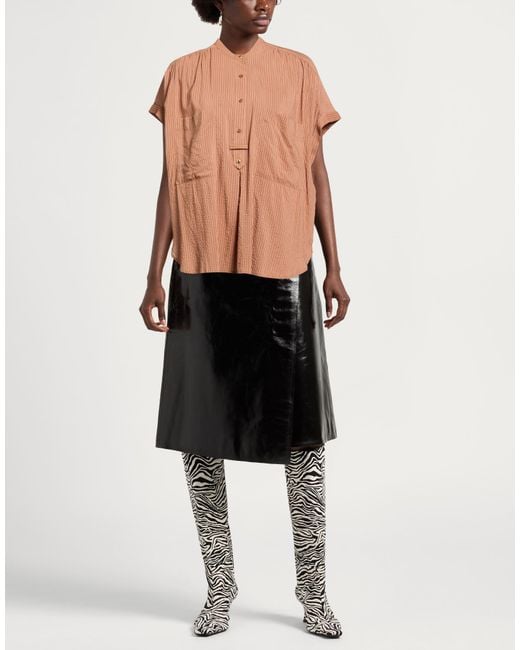 Sessun Brown Top Viscose, Cotton, Polyester