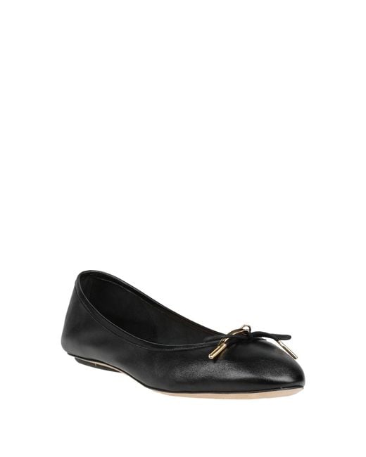 Chloé Black Ballet Flats Leather