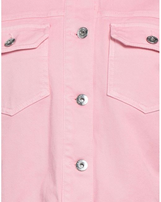 Actitude By Twinset Pink Jeansjacke/-mantel