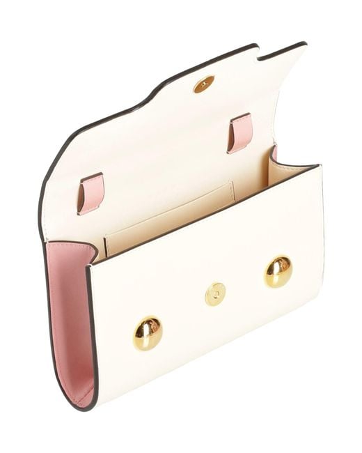 Marni Green Cream Cross-Body Bag Cow Leather, Zamak