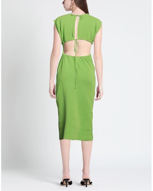 Philosophy Di Lorenzo Serafini Green Midi Dress