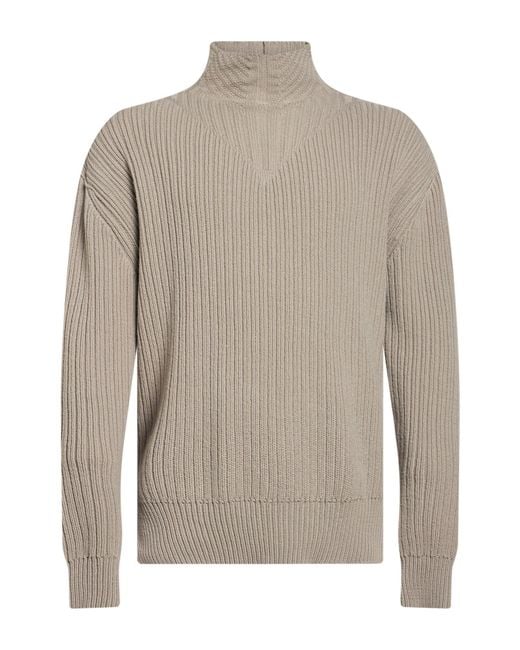 Rick Owens Gray Sweater Virgin Wool for men