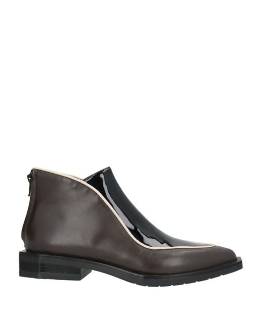 LE BOHÉMIEN Multicolor Ankle Boots Calfskin
