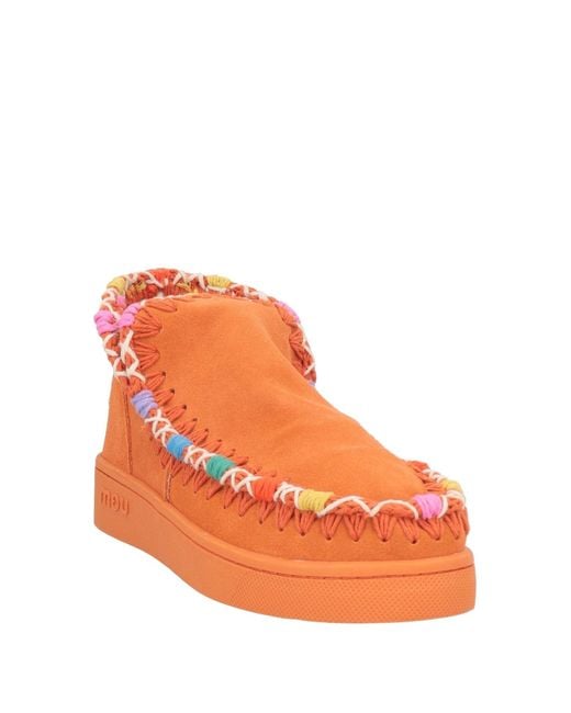 Mou Orange Ankle Boots