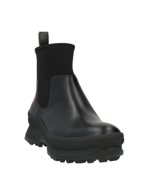 Jil Sander Black Ankle Boots for men