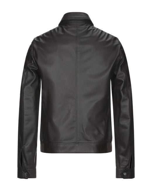 Moorer Black Dark Jacket Lambskin for men