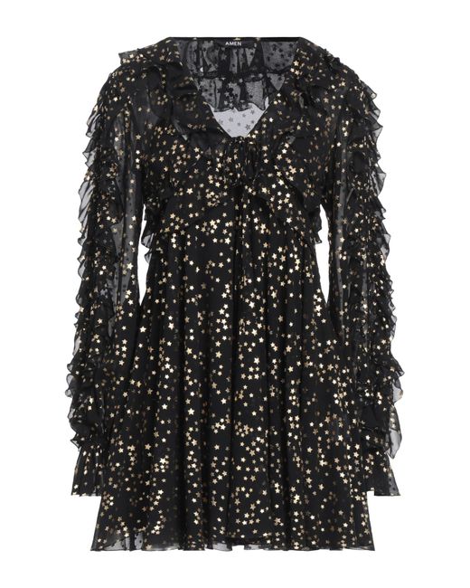 Minivestido Amen de color Black