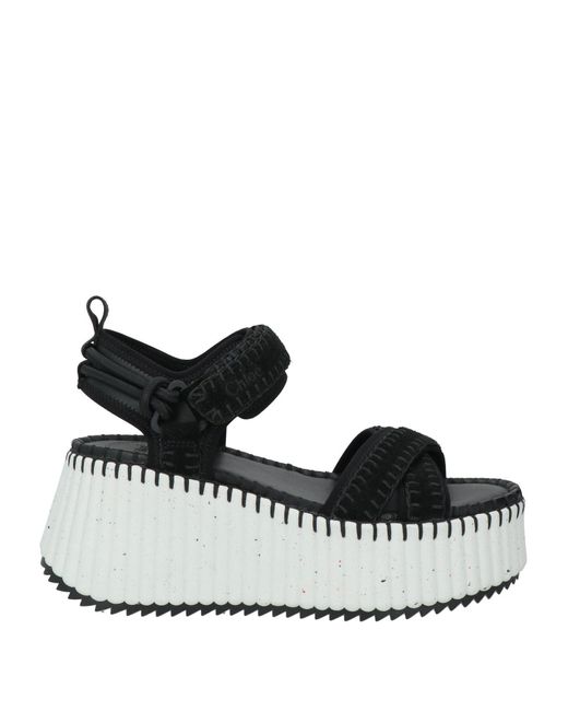 Chloé Black Sandals Leather
