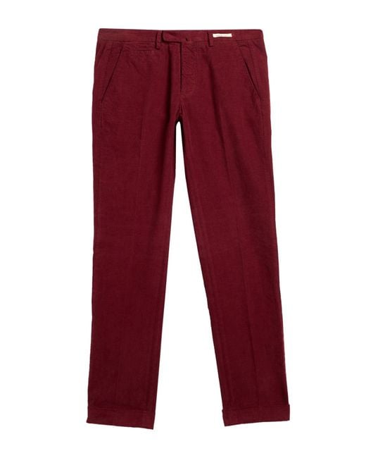 L.b.m. 1911 Red Pants Cotton, Elastane for men