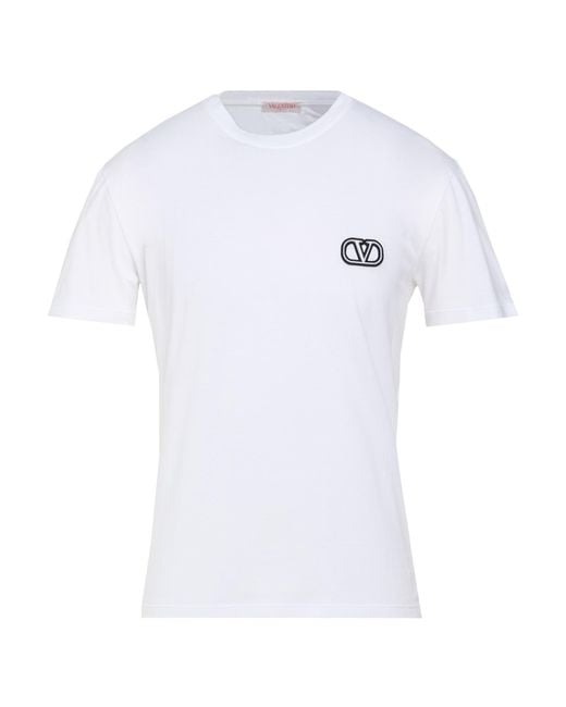 Valentino Garavani White T-Shirt Cotton for men