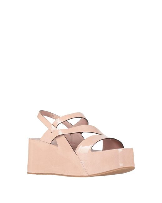 Roberto Del Carlo Pink Sandals Leather