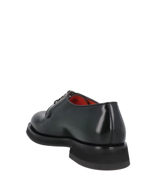 Santoni Black Lace-up Shoes for men