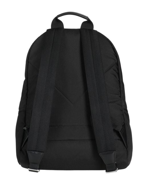 KENZO Black Backpack Polyester, Cow Leather for men