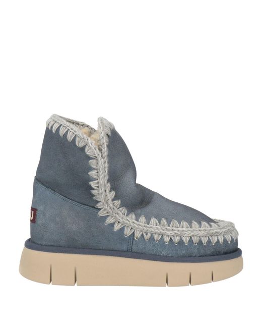 Mou Blue Ankle Boots