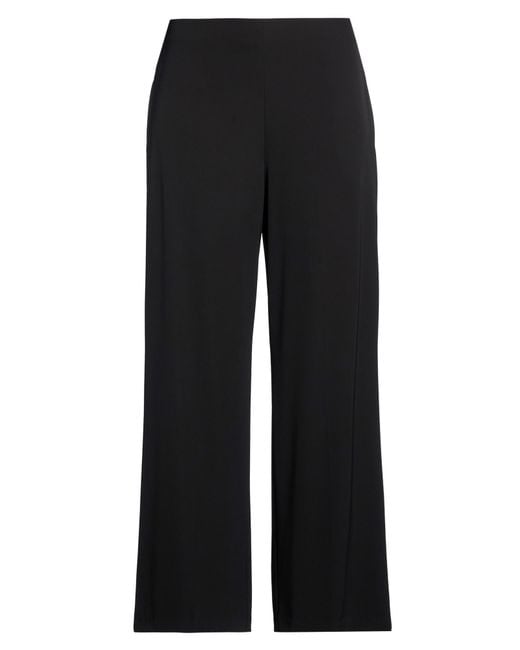 LANACAPRINA Black Pants Polyester, Elastane