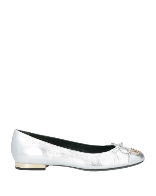 Mulberry White Ballet Flats