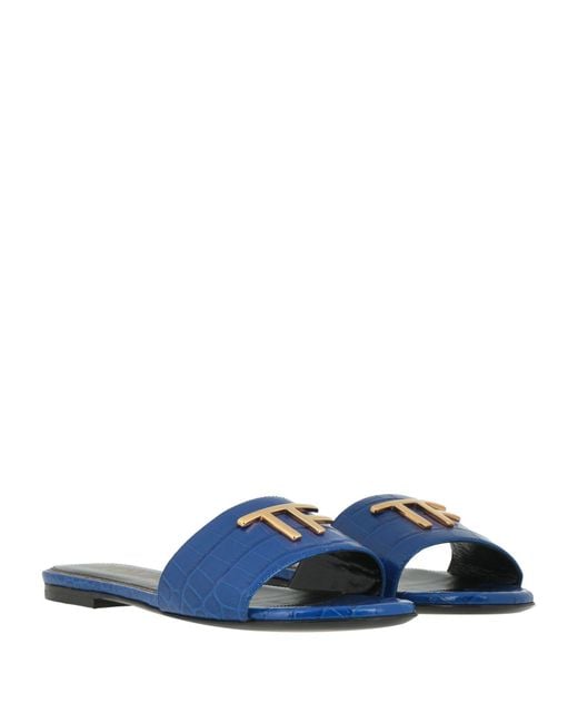 Tom Ford Blue Sandals