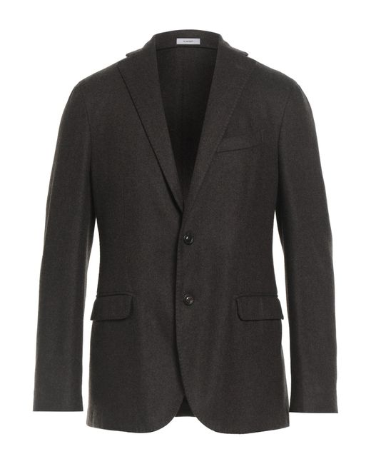 Boglioli Black Blazer Wool, Polyamide for men