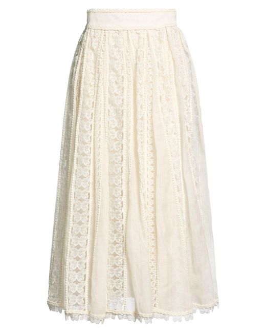 Zimmermann White Maxi Skirt