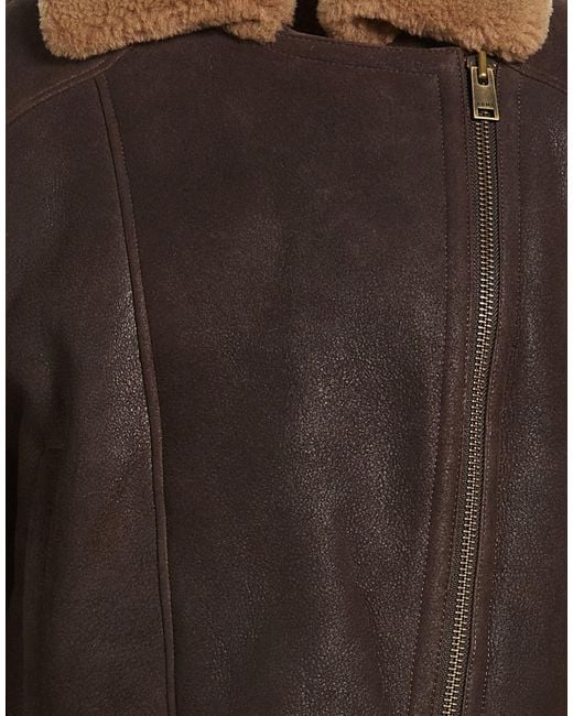 Arma Brown Jacket Shearling
