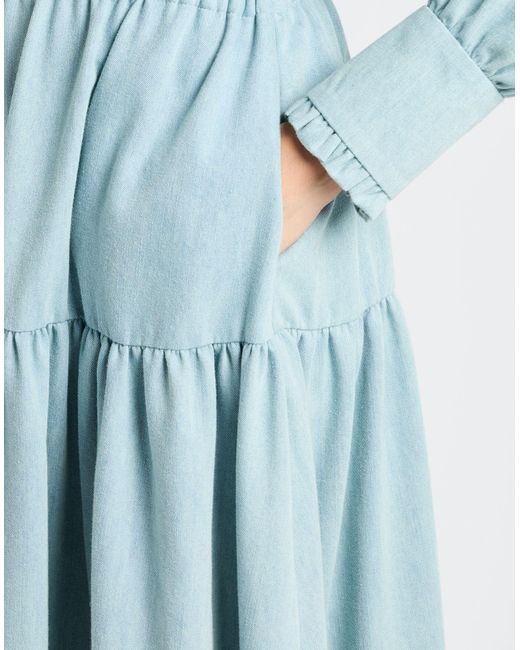 SAGE AND IVY Blue Maxi Dress Cotton