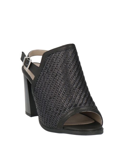 Keys Black Sandals