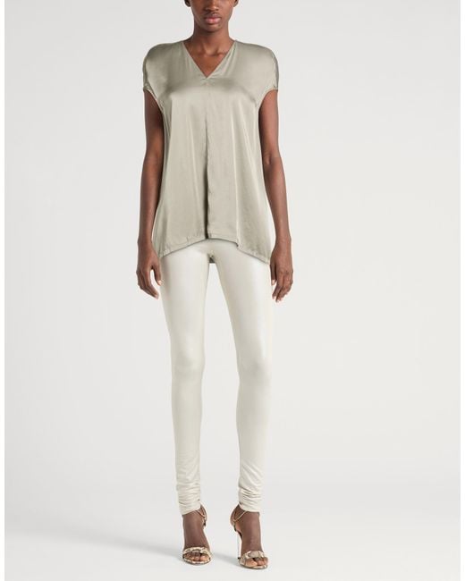 Rick Owens Gray Top Acetate, Viscose