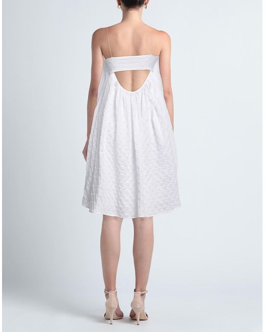 CECILIE BAHNSEN White Mini Dress