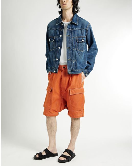 Rick Owens Orange Shorts & Bermuda Shorts for men