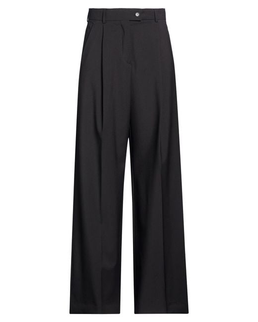 Sportmax Blue Dark Pants Virgin Wool