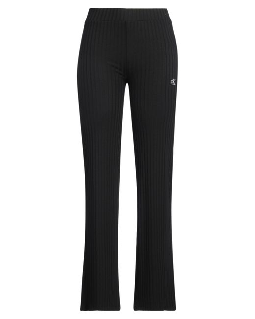 Calvin Klein Black Pants Viscose, Polyamide, Elastane, Ecovero Viscose