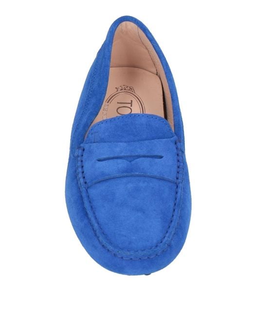Tod's Blue Loafers