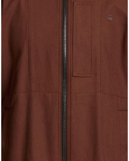 G-Star Brown Jacket Cotton for men