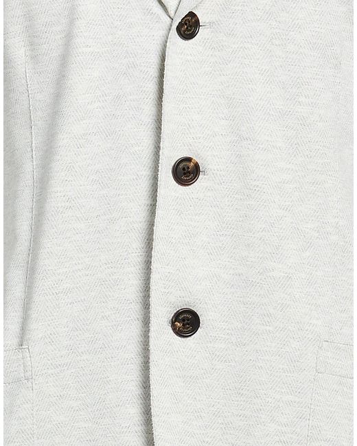 Eleventy White Blazer Viscose, Polyester, Polyamide, Elastane for men