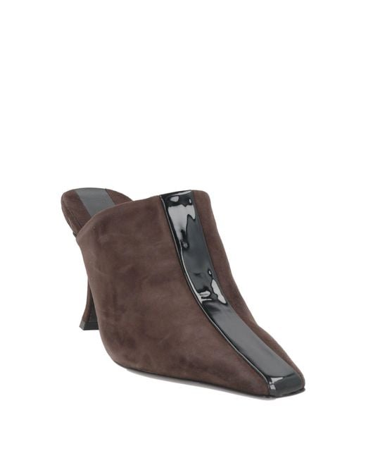 Ferragamo Brown Mules & Clogs
