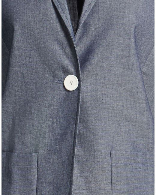 Fedeli Blue Blazer Cotton