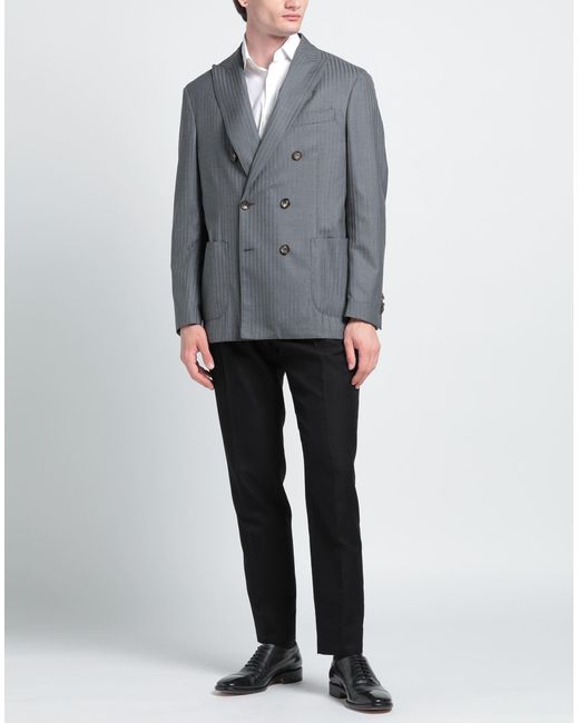 Etro Gray Blazer for men