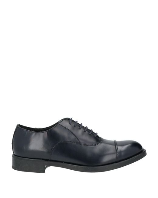 Antica Cuoieria Blue Lace-Up Shoes for men