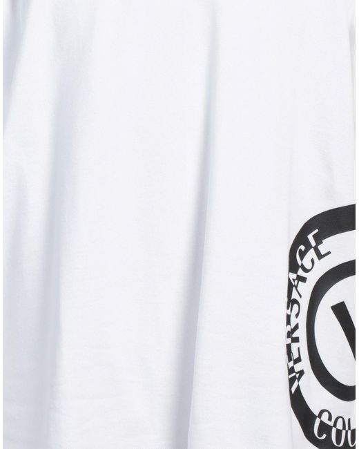 Versace Jeans Couture White Polo Shirt for men