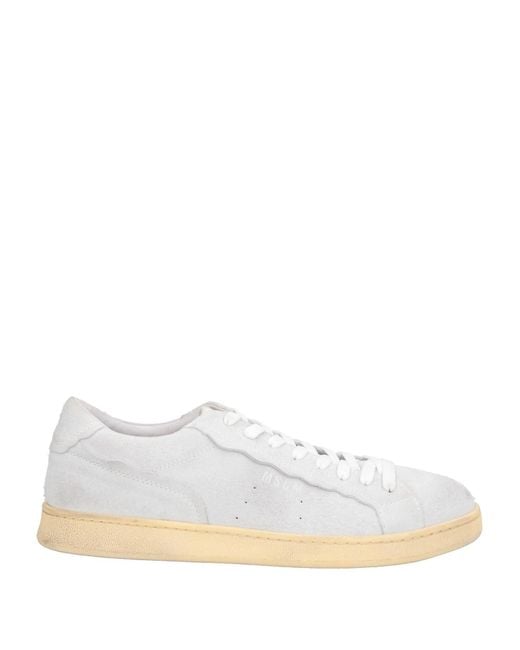 MSGM White Acbc X Fantastic Light Sneakers Leather for men